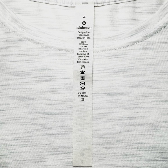 Lululemon Love Sleeveless Tank in 3 Colour Space Dye Ice Grey Alpine White - Picture 8 of 9